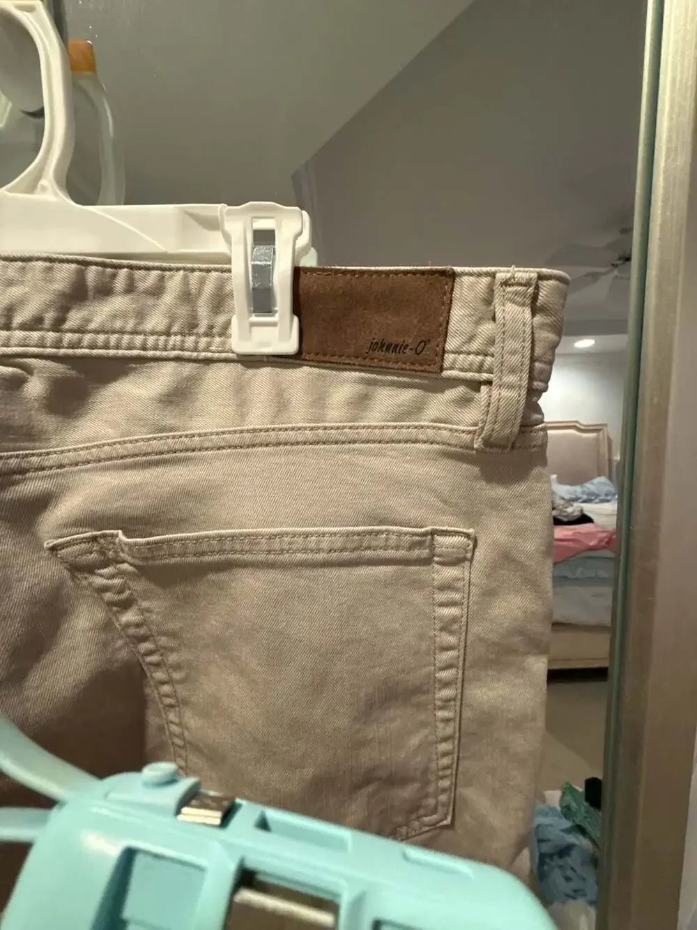 (4)johnnie-O Coastal Cotton Five-Pocket Stretch Twill Pants, Size 36x32